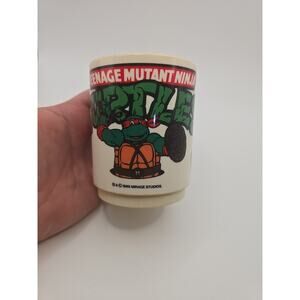 Vintage‎ 1989 Mirage Studios Cup Teenage Mutant Ninja Turtles Beige Mug